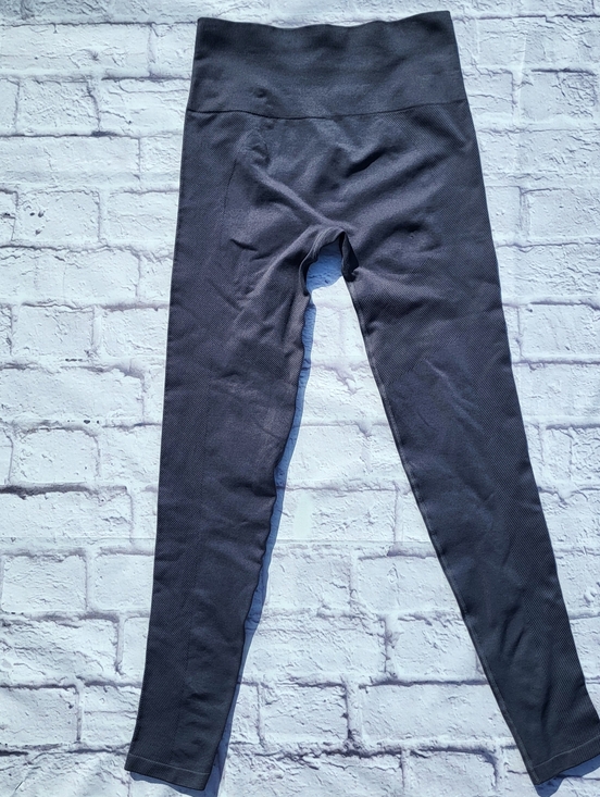 Spiritual Gangster Pants - Spiritual Gangster Leggings Medium Blue Gray Seamless Textured